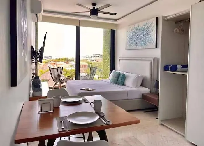 Sea View W Rooftop Pool Near 5th Ave * Playa del Carmen