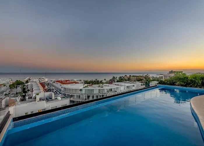 Sea View W Rooftop Pool Near 5th Ave * Playa del Carmen